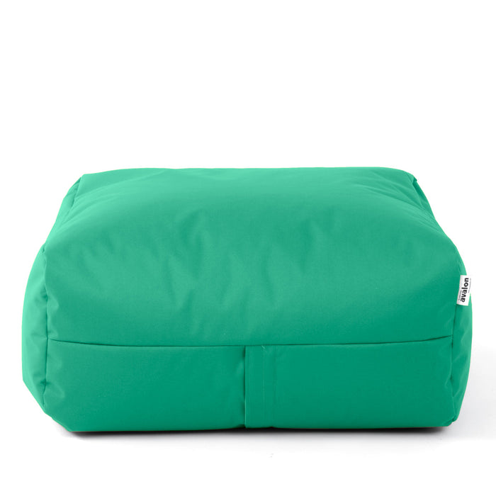 Pouf morbido Grande Quadrato Gaia in tessuto Jive per interno dim 80x80x30 cm