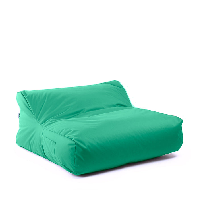 Pouf poltrona matrimoniale doppia XL Gaia in tessuto Jive per interno Dim: 125x120 cm