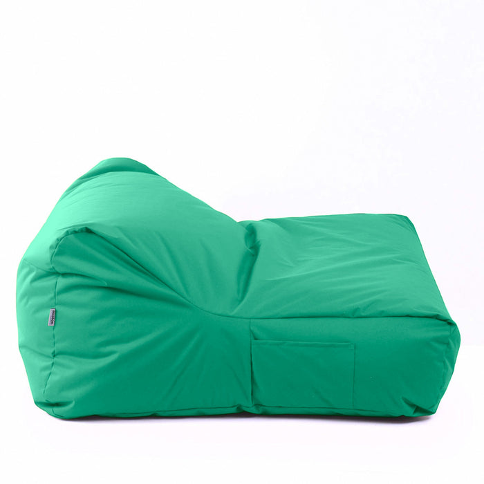Pouf poltrona matrimoniale doppia XL Gaia in tessuto Jive per interno Dim: 125x120 cm