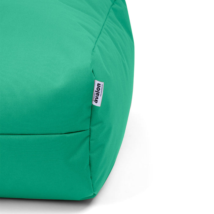 Pouf morbido Grande Quadrato Gaia in tessuto Jive per interno dim 80x80x30 cm