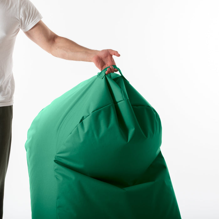Pouf poltrona Arko Avalon in tessuto poliestere Jive Per Interno, Sfoderabile con Sacca Interna,  Dim. 80x100 cm