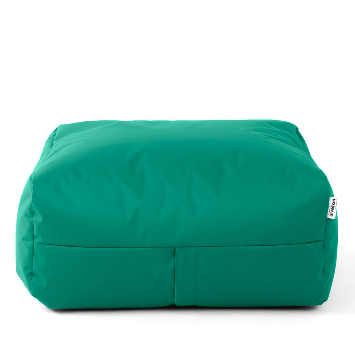 Pouf morbido Grande Quadrato Gaia in tessuto Jive per interno dim 80x80x30 cm