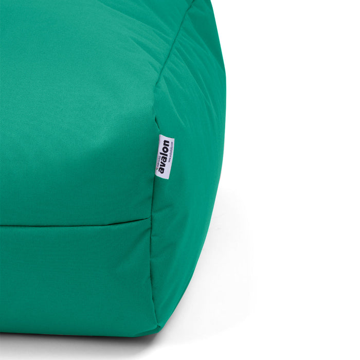 Pouf morbido Grande Quadrato Gaia in tessuto Jive per interno dim 80x80x30 cm