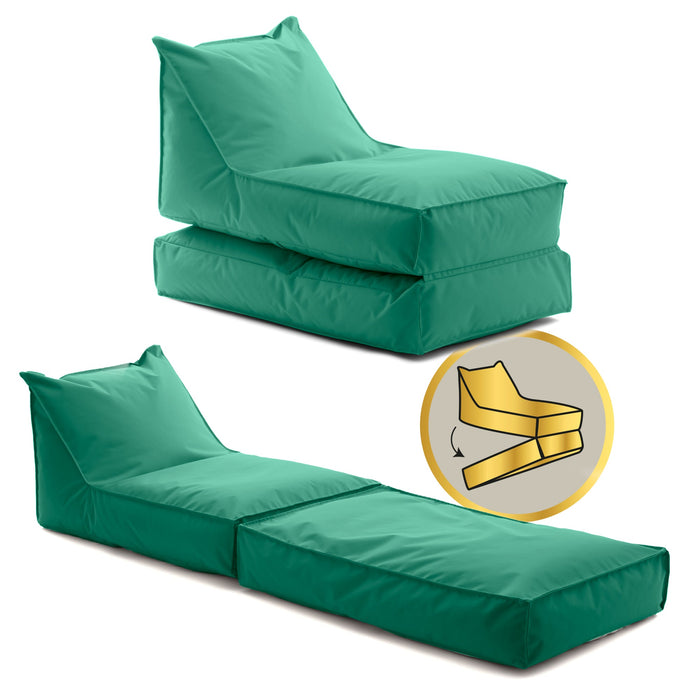Pouf Poltrona Badd Duo Avalon in tessuto poliestere Jive Per Interno. Dim: 95x60 cm