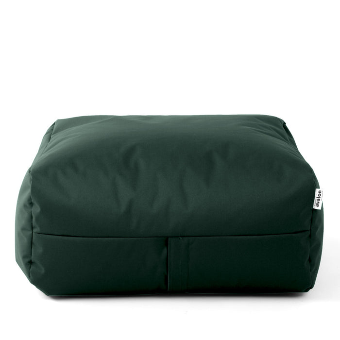 Pouf morbido Grande Quadrato Gaia in tessuto Jive per interno dim 80x80x30 cm
