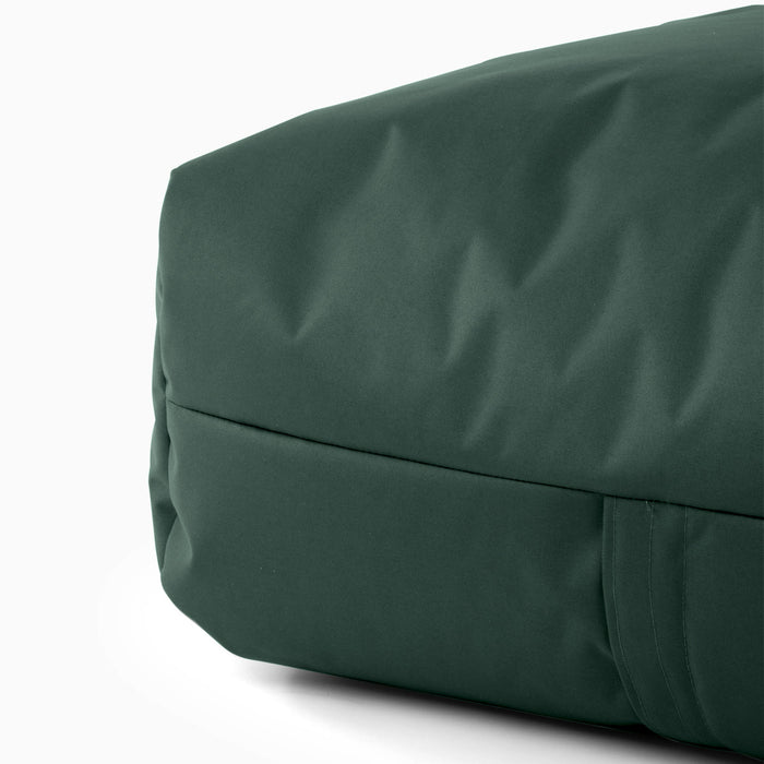 Pouf morbido Grande Quadrato Gaia in tessuto Jive per interno dim 80x80x30 cm