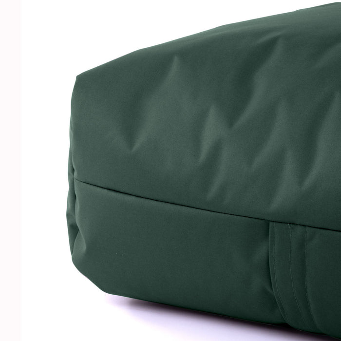 Pouf morbido Grande Quadrato Gaia in tessuto Samba per esterno dim 80x80x30 cm