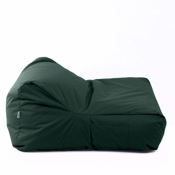 Pouf poltrona matrimoniale doppia XL Gaia in tessuto Jive per interno Dim: 125x120 cm