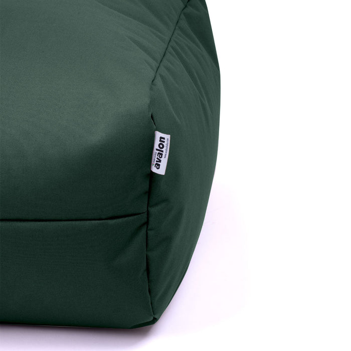 Pouf morbido Grande Quadrato Gaia in tessuto Samba per esterno dim 80x80x30 cm
