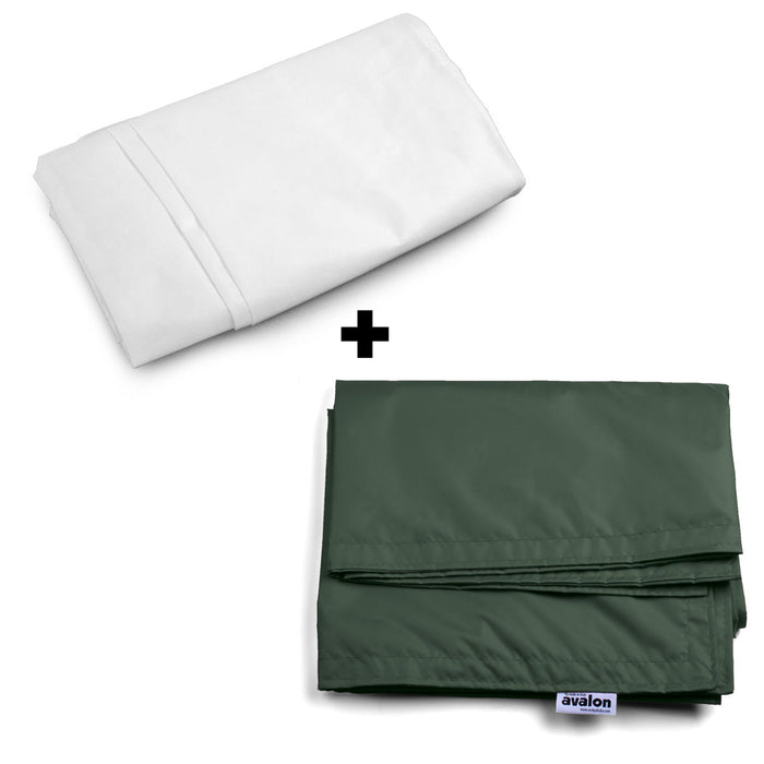Pouf Cuscino Thin medio sacca vuota in tessuto antistrappo impermeabile Jive per interno dim.135x90 cm