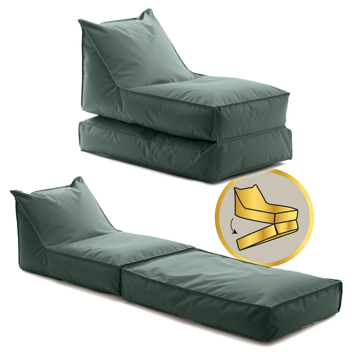 Pouf Poltrona Badd Duo Avalon in tessuto poliestere Jive Per Interno. Dim: 95x60 cm