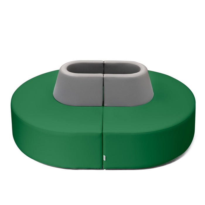 Pouf Magnetica Avalon in Ecopelle Mamba Trendy Classe 1-IM Ignifugo per Interno ed Esterno. Dim: Larg. 150 cm X Prof. 100 X H70 cm