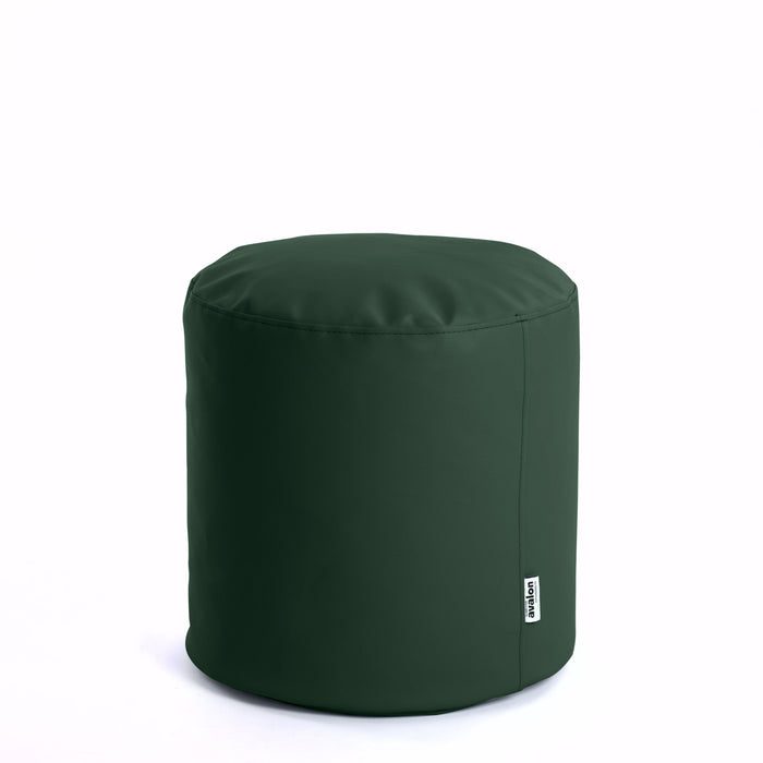 Avalon Pouf Cilindro Jazz Similpelle Diam. 45 cm, Alt. 45 cm