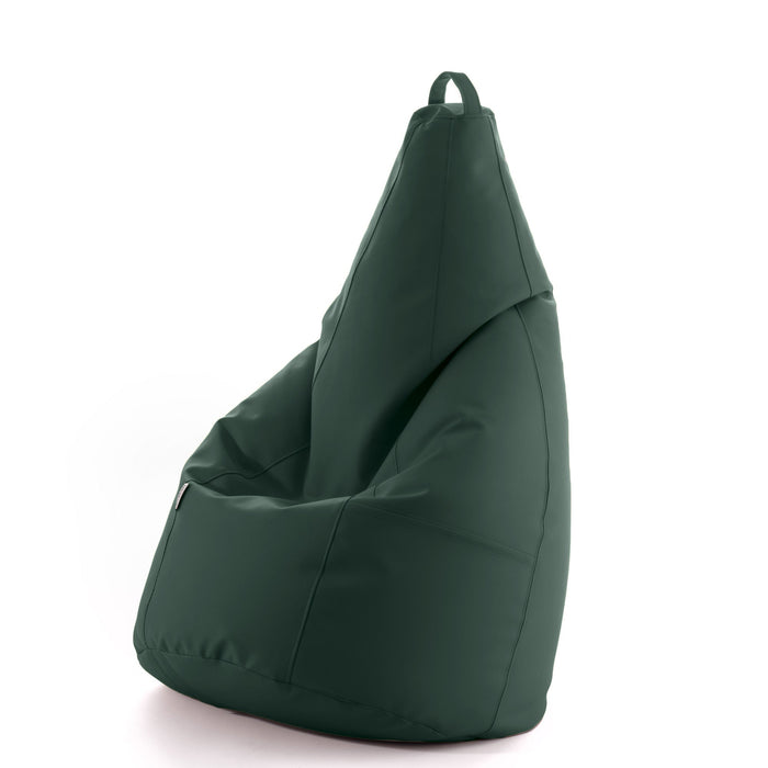 Avalon Pouf Poltrona Sacco Pera in Finta pelle Jazz di Dim. 70x130cm Made in Italy + Pochette Omaggio