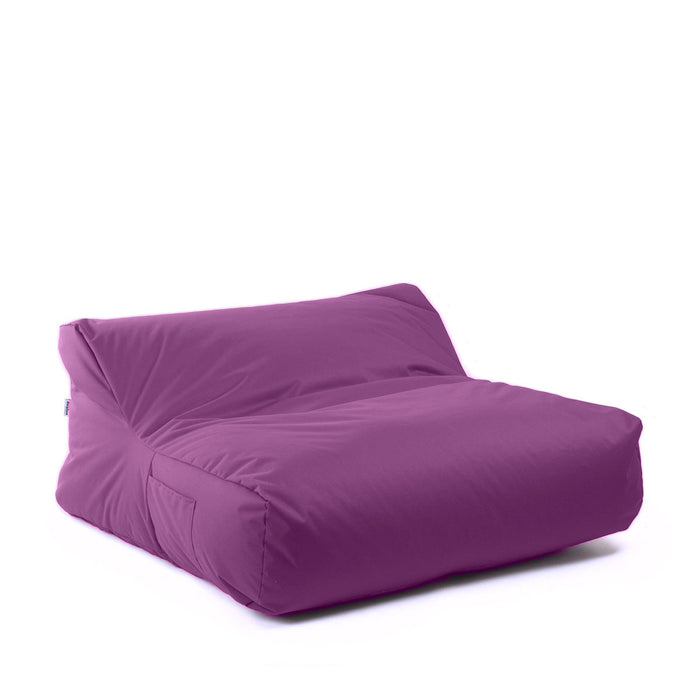 Pouf poltrona matrimoniale doppia XL Gaia in tessuto Jive per interno Dim: 125x120 cm