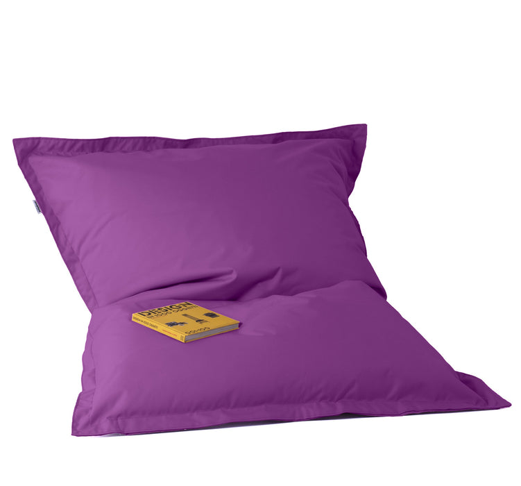Pouf Cuscino Thin Grande in tessuto antistrappo impermeabile Samba per esterno dim.170x135 cm