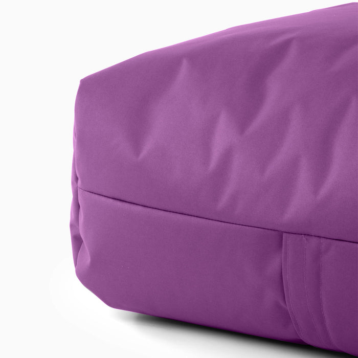 Pouf morbido Grande Quadrato Gaia in tessuto Jive per interno dim 80x80x30 cm