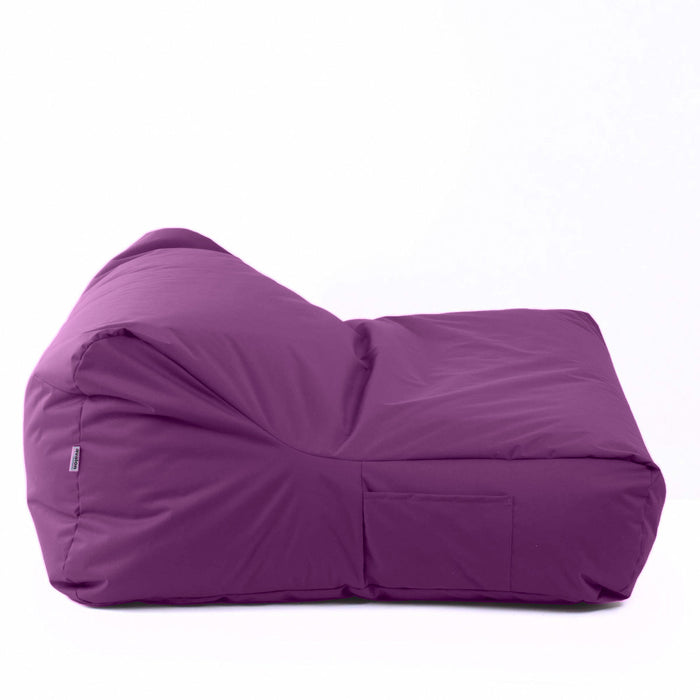 Pouf poltrona matrimoniale doppia XL Gaia in tessuto Jive per interno Dim: 125x120 cm
