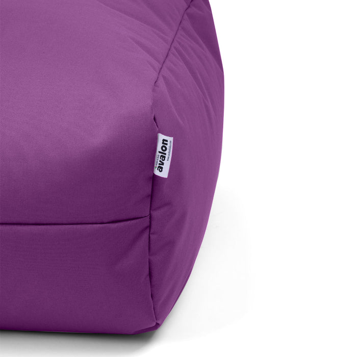 Pouf morbido Grande Quadrato Gaia in tessuto Jive per interno dim 80x80x30 cm