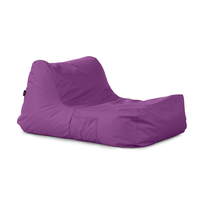 Pouf Poltrona Singola Gaia in tessuto Jive per interno dim 75x120 cm