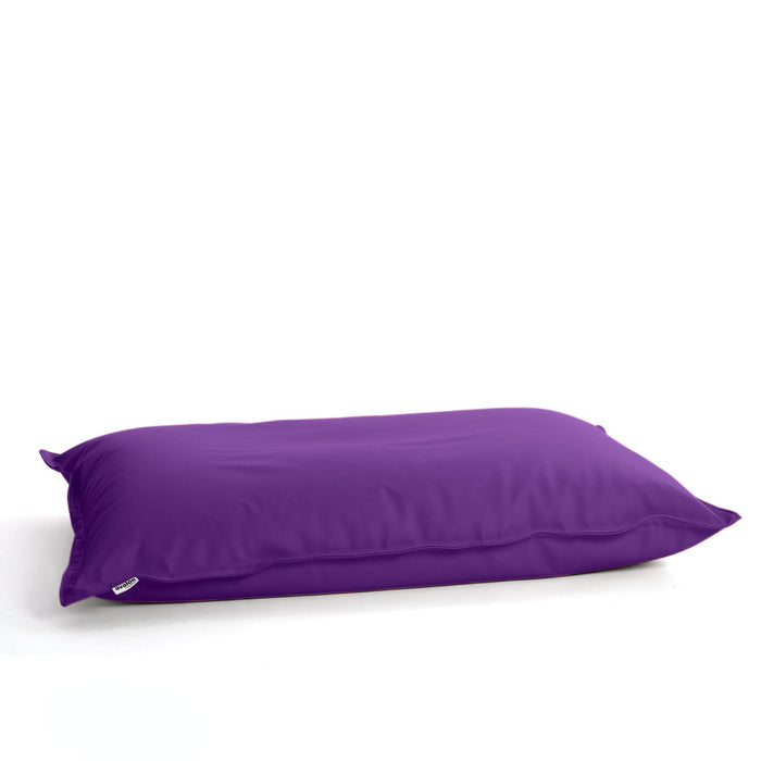 Pouf Poltrona Cuscino Thin medio in finta pelle antimacchia Mamba per esterno dim.90x135 cm