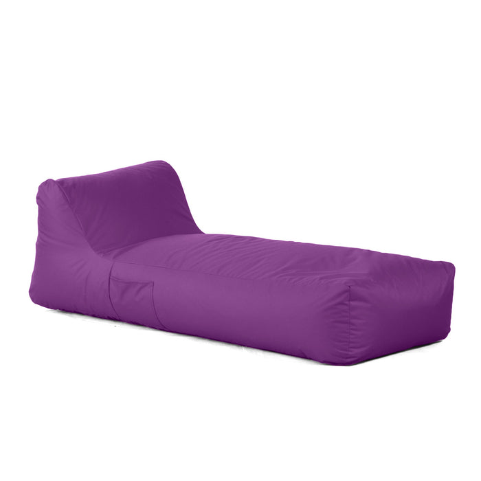Pouf Lettino Gaia in tessuto Jive per interno dim 190x80 cm