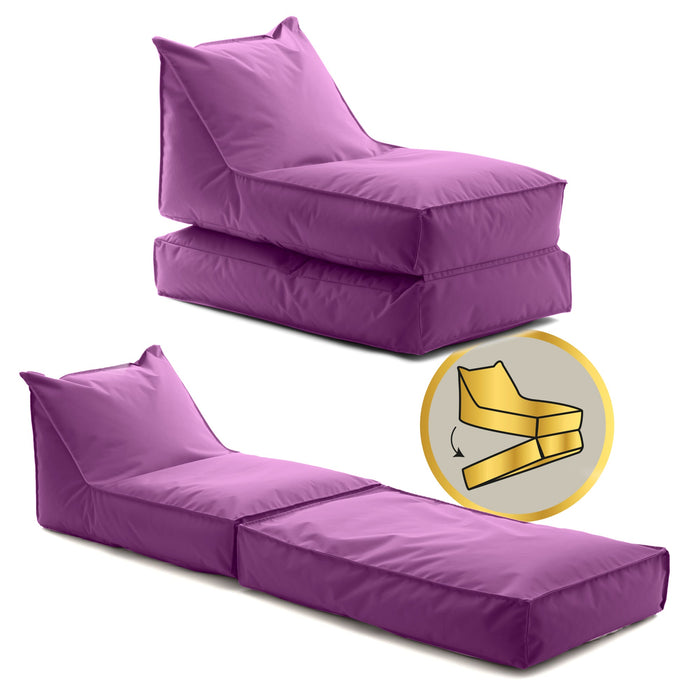 Pouf Poltrona Badd Duo Avalon in tessuto poliestere Jive Per Interno. Dim: 95x60 cm