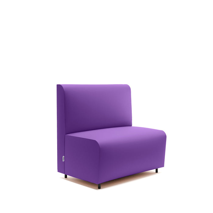 Divanetto Essence 2 posti per Ristoranti in finta pelle Mamba Dim 100x62xH88