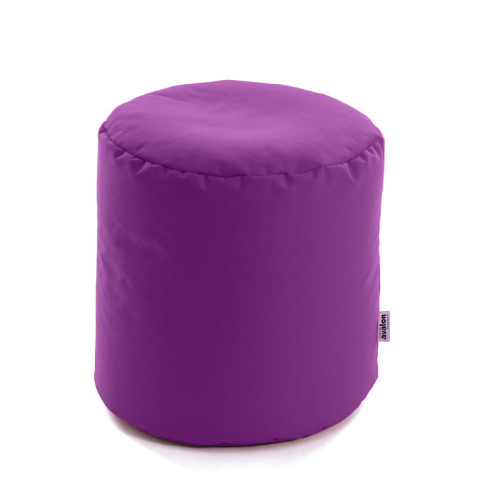 Avalon Pouf Poltrona Cilindro Jive Made in Italy di dimensioni 45x45 cm