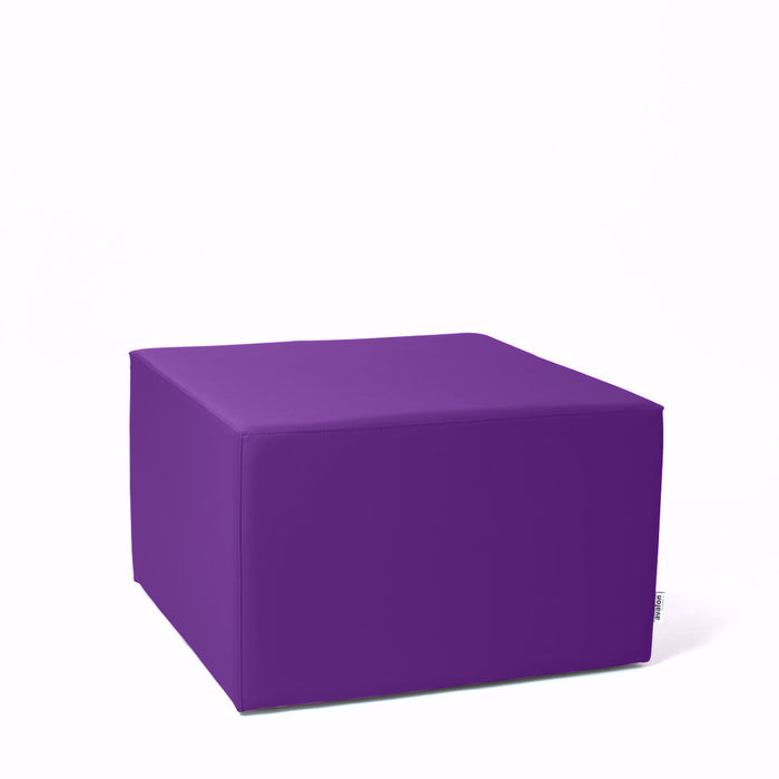 Avalon Pouf Rigido Cubo Similpelle Mamba TrendyClasse 1-IM Ignifugo per Interno ed Esterno. Dim: Larg. 70 cm X Prof. 70 cm X Alt. 43 cm