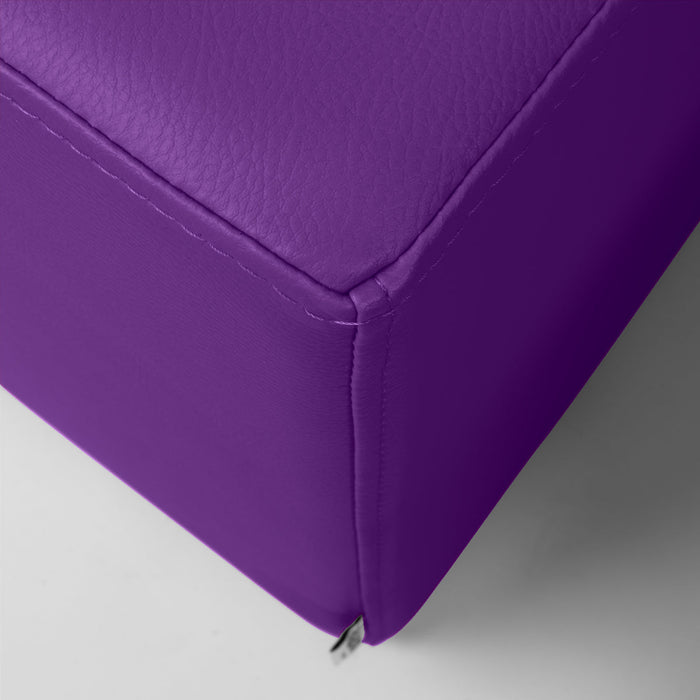 Avalon Tavolino Pouf Cubo rigido in Similpelle Mamba Trendy Classe 1-IM Ignifugo per Interno ed Esterno. Dim: Larg 45cm X Prof 45cm X Alt 40 Cm
