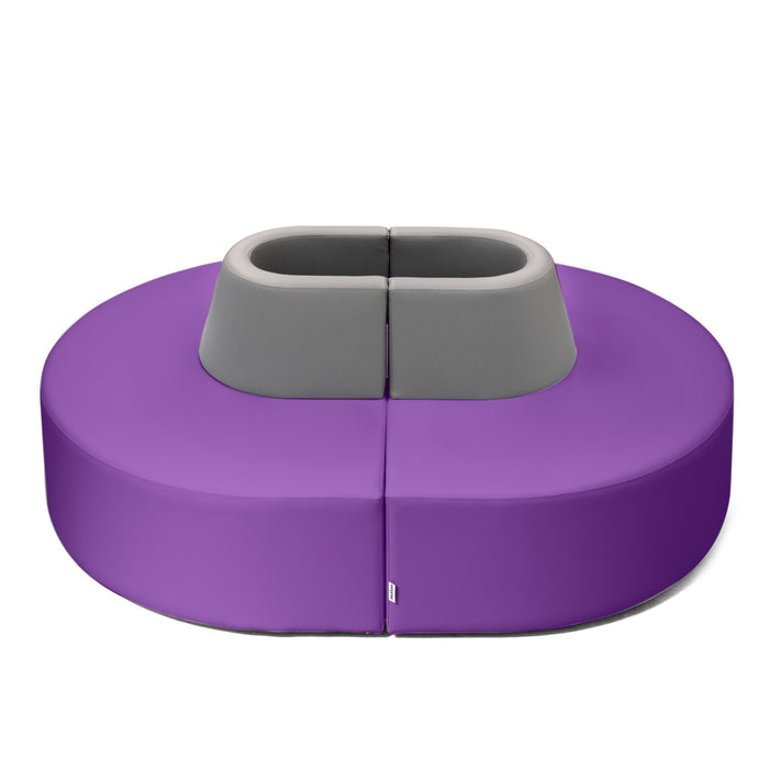 Pouf Magnetica Avalon in Ecopelle Mamba Trendy Classe 1-IM Ignifugo per Interno ed Esterno. Dim: Larg. 150 cm X Prof. 100 X H70 cm