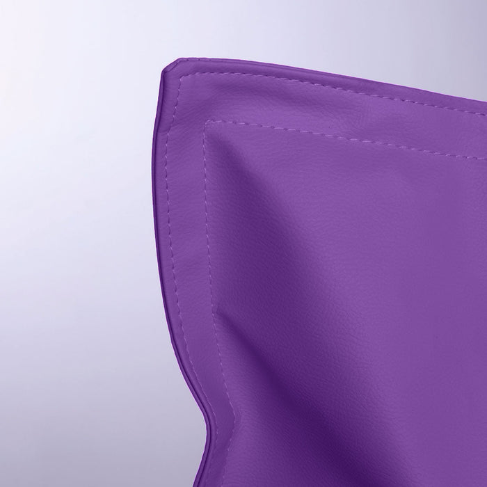 Pouf Poltrona Cuscino Thin medio in finta pelle antimacchia Mamba per esterno dim.90x135 cm