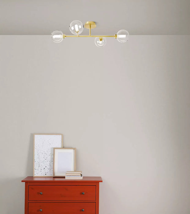 Dom - Lampada a parete/soffitto 4 luci - MILOOX