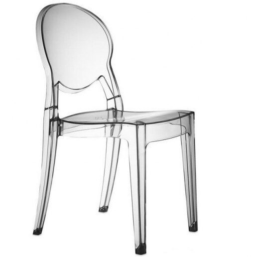 Igloo Chair Sedia Design Scab Design - Trasparente Fume