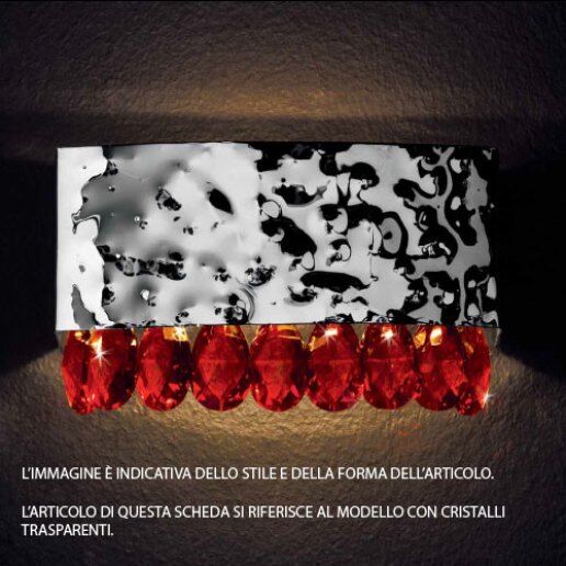 Magma 0450/app trasparente - applique moderna - PATRIZIA VOLPATO