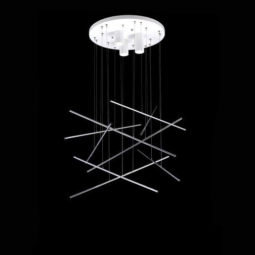 Shangai grande cromo - Lampadario, sospensione - NOIDESIGN