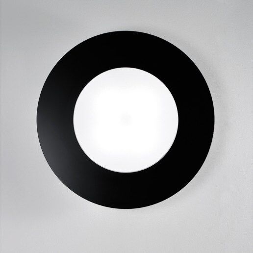 Planet pl100 nero flu - Plafoniera da soffitto - NOIDESIGN