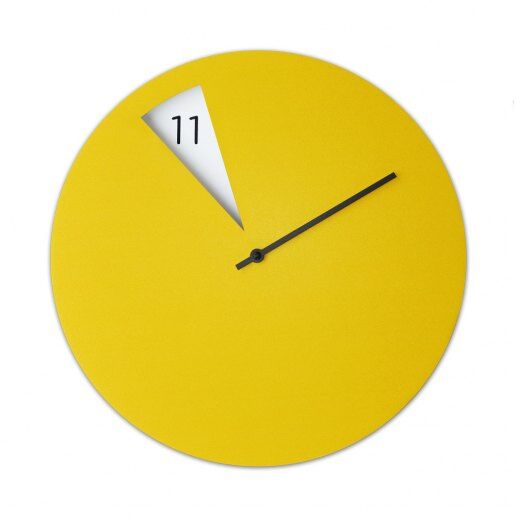 FreakishCLOCK Yellow (Giallo) - Orologio da parete - Sabrina Fossi Design