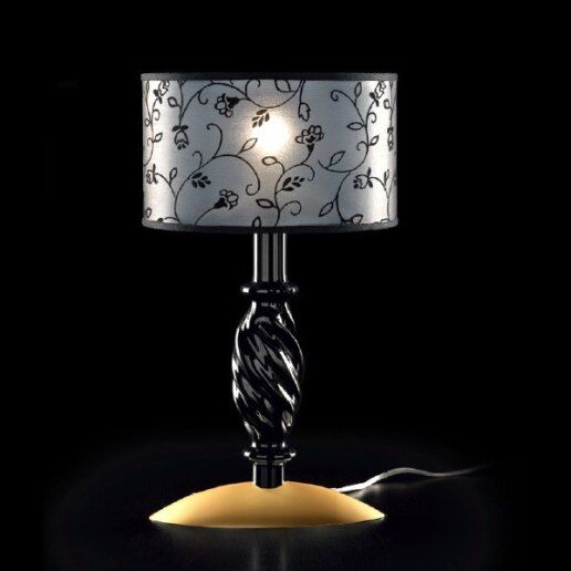 Intrecci 1180/lg murano colorato (oro opaco) - Lampada da tavolo - PATRIZIA VOLPATO