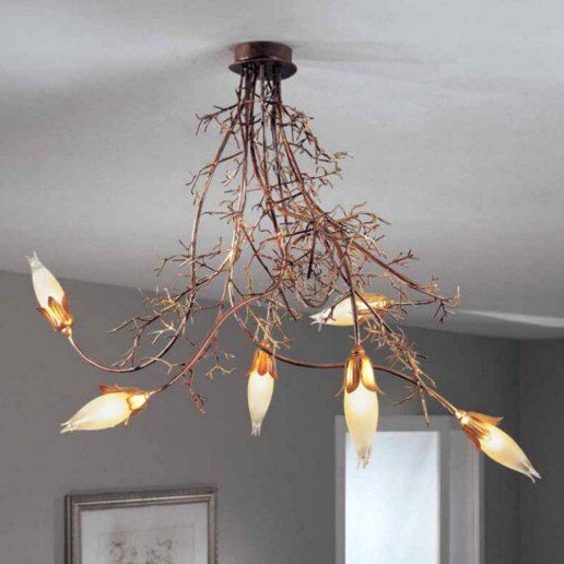 Erica 4060/pl6 (nichel) - Plafoniera da soffitto - PATRIZIA VOLPATO