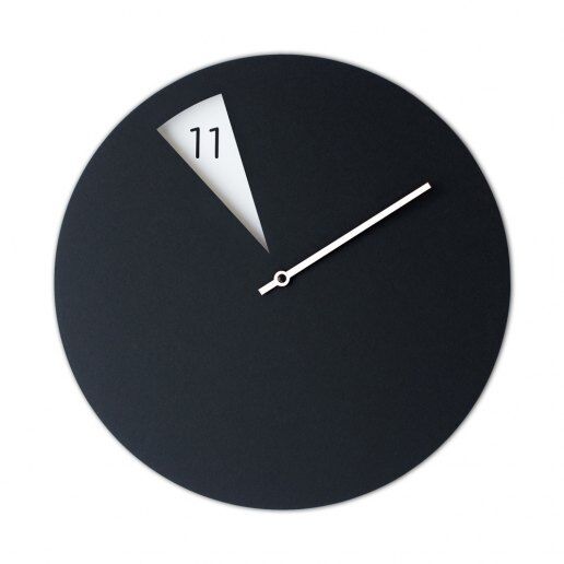 FreakishCLOCK Black/White (Nero/Bianco) - Orologio da parete - Sabrina Fossi Design