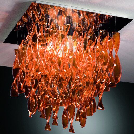 AURA 60 arancio acciaio - Plafoniere da soffitto - AXO LIGHT