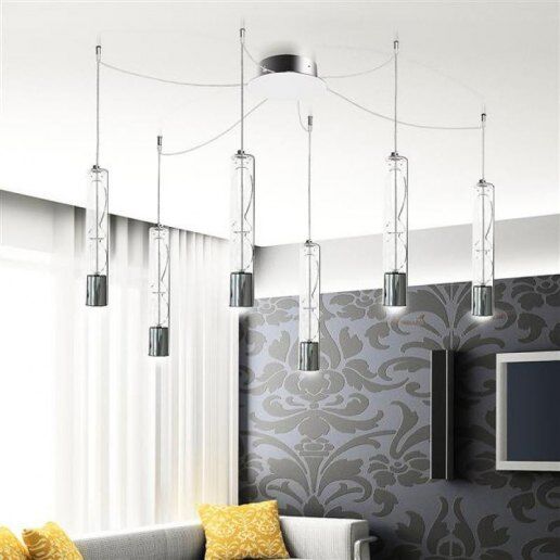 SETTECENTO h45-200cm 6 luci - Lampadari e sospensioni - AV MAZZEGA