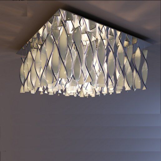 AURA G 30 cristallo foglia oro - Plafoniere da soffitto - AXO LIGHT