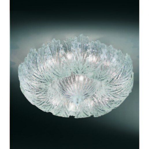 Graniglia diam. 90cm vetro granigliato - Plafoniera moderna - ALBANI LIGHTING
