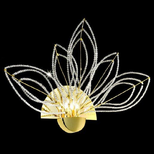 Girasole 0840/APP5 oro 24 carati - Applique da parete - PATRIZIA VOLPATO