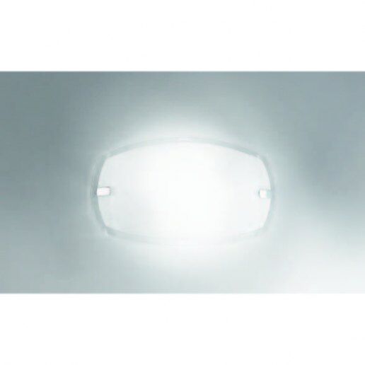 Gio largh. 43cm vetro bianco lucido - applique moderna - ALBANI LIGHTING