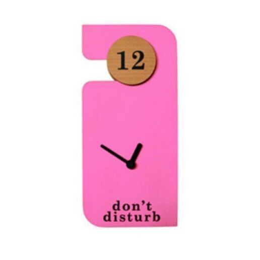 Don't disturb fucsia - Orologio da parete - PIRONDINI