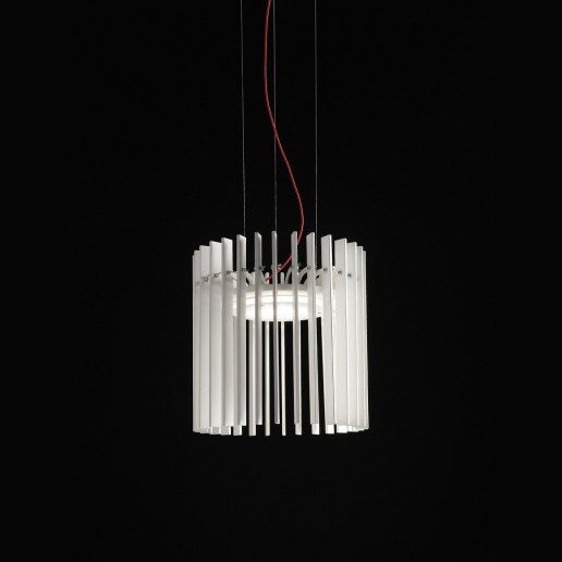Moves bianco opaco (rosso) - Lampadario, sospensione - NOIDESIGN